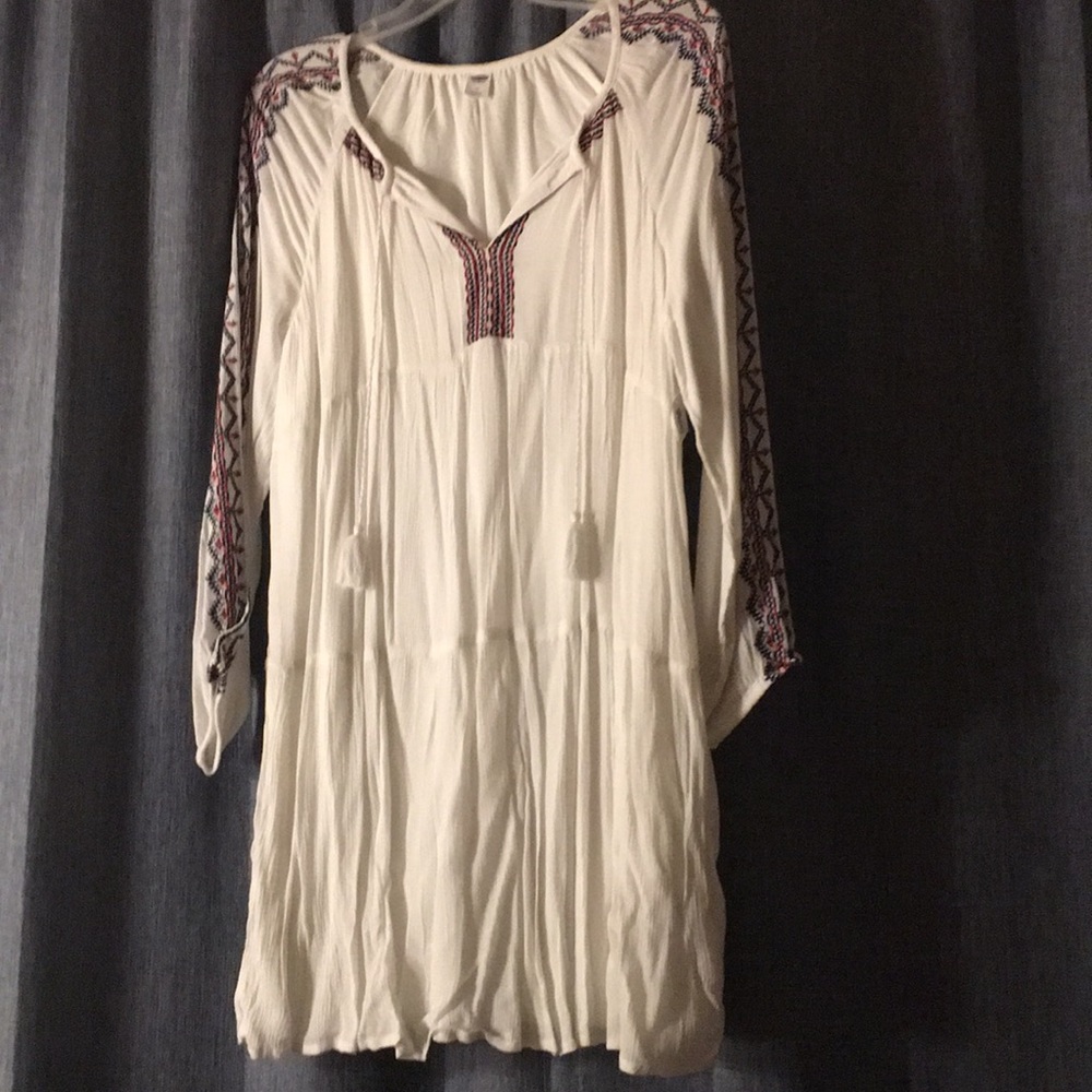 Old Navy Bohemian white dress